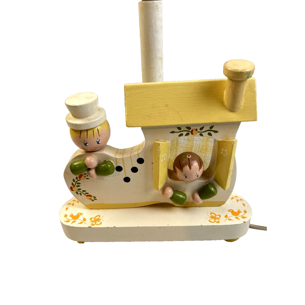 Vintage Lamp Nursery Originals Old Woman That Lived In A Shoe Light & Nightlight
